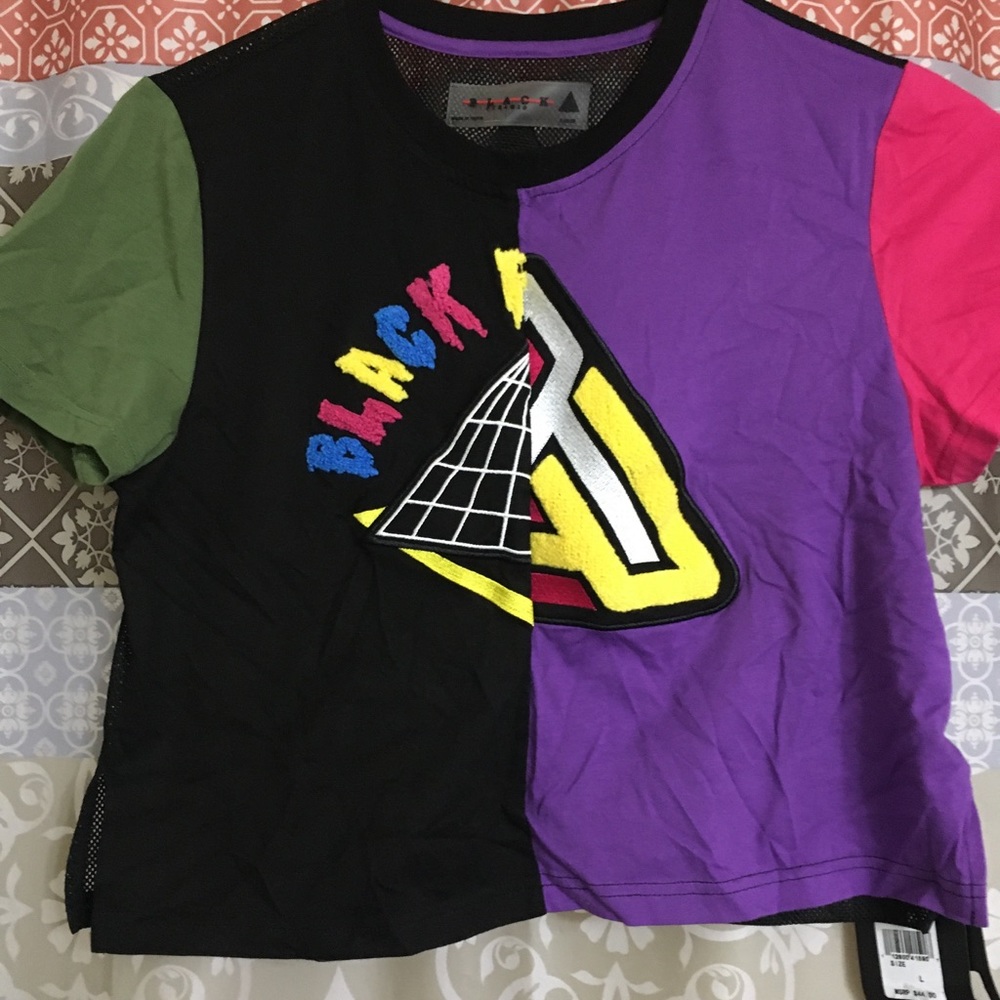 Black Pyramid Crop Top